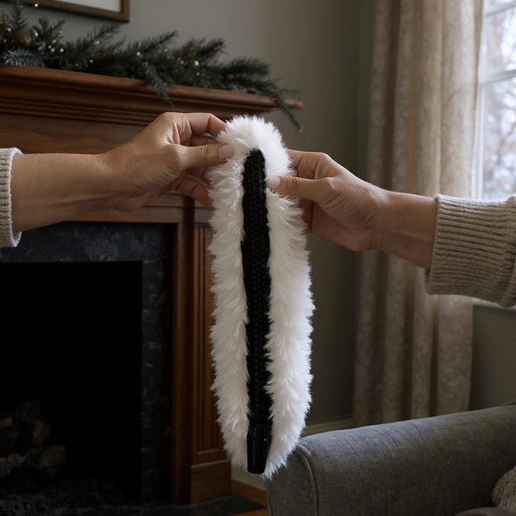 Apparis White Faux Fur Clutch - Picture 5 of 5